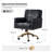 Oracle Transitional Faux Leather 360° Swivel Tilting Office Chair with Nailhead Trim-603445870