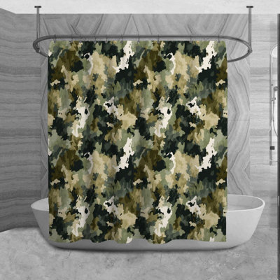 Taivon Microfiber Shower Curtain