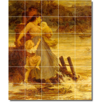 Carrelage mural décoratif en céramique 30 po x 36 po 6 po x 6 po