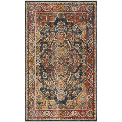 Gomes Oriental Hand Woven Area Rug