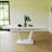 62.99-78.74" Grey White Dining Table