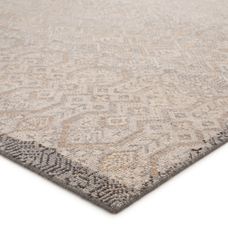 Orson Handmade Wool Geometric Area Rug, Rectangle 5' x 8'
