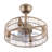 Alynna 18'' Bamboo Woven Caged Reversible Ceiling Fan with Light Fixture