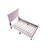 Twin Bed In Velvet With Adjustable Headboard For A Personalized Sleeping Position Better Night's Sleep-2126847573