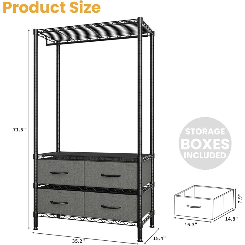 89.4cm Clothing Rack