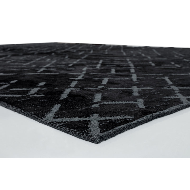 Tapis noir Rapture, Rectangle 7 pi 10 po x 11 pi 2 po