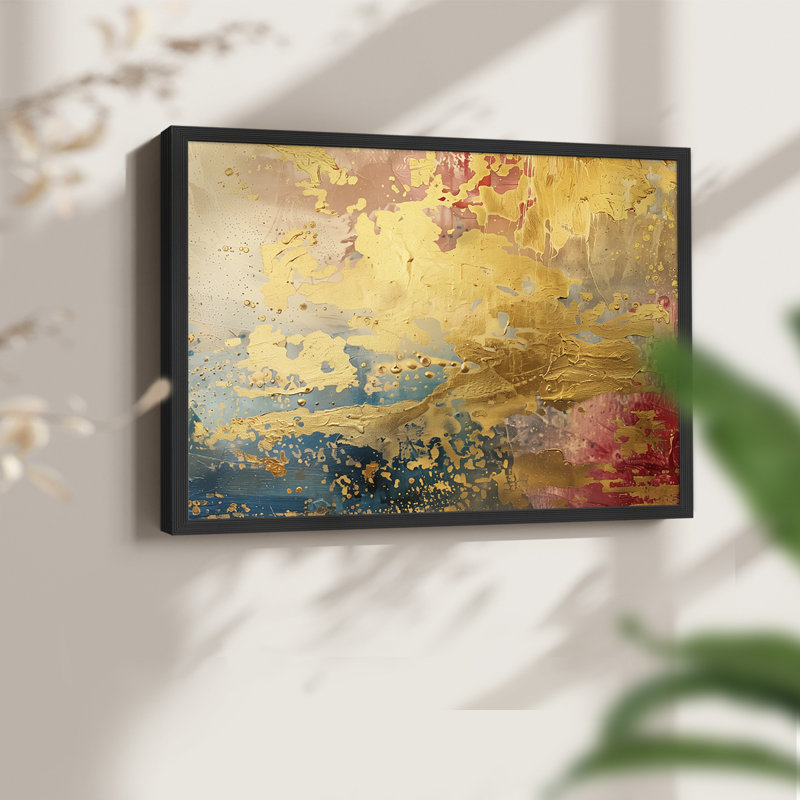 Série abstraite CLCLIX, reproduction encadrée, H 22 po x l 28 po, Noir