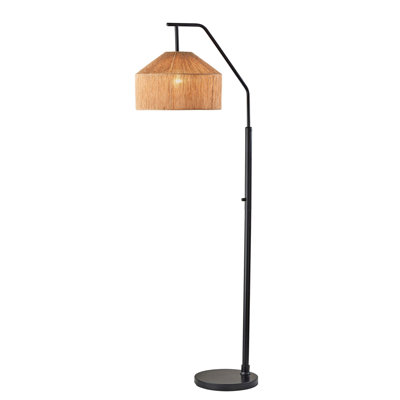 Camella 65'' Black Task Floor Lamp