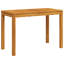 Table de salle à manger d'extérieur avec trou pour parasol en bois d'acacia massif-105853733-105853218
