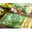 Pink Marble Check Melamine Salad Plates-815587973