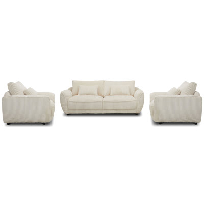 Arani 3 Piece Stationary Living Room Set