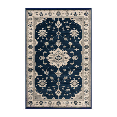 Machine Washable Overdyed Gray Area Rug