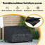 Outdoor Patio Bench Cover