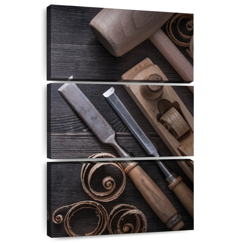 Senne Carpenter Tools, 50" H x 32" W