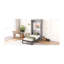 Lit simple gris qui se replie dans l'armoire - Structure solide et taille d'assemblage facile avec armoire pliante, espace