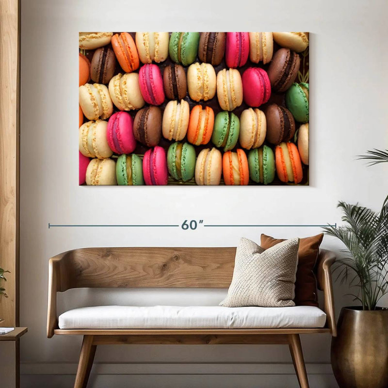 Yarlin Macarons, 32" H x 48" W