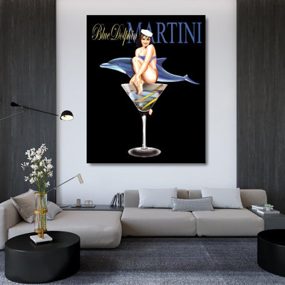 Blue Dolphin Martini
