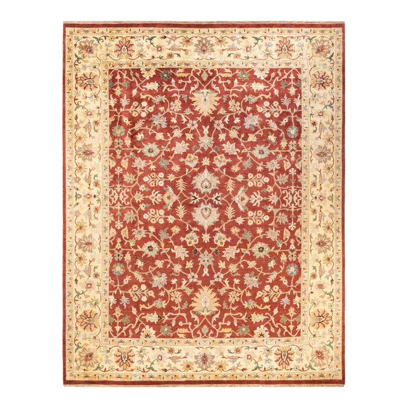 Classic One-of-a-Kind 9' 3" X 11' 10" Hand Knotted Area Rug