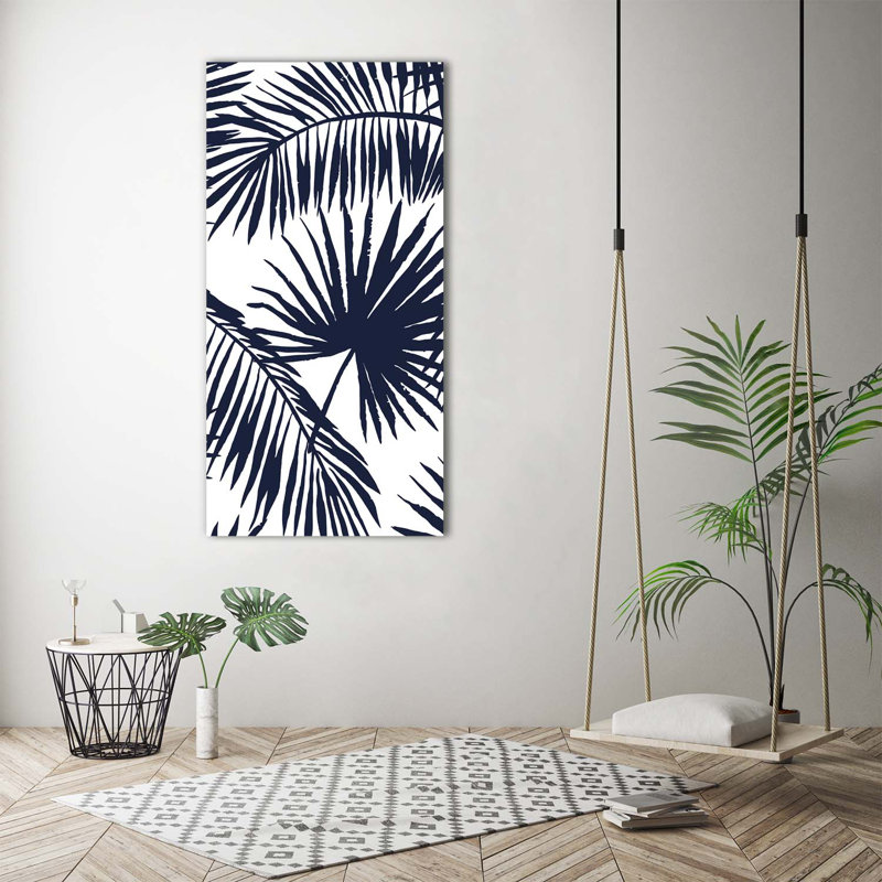 Leaves Of Palm - Wrapped Canvas Print