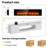 Floating TV Stand with 36" Electric Fireplace, Wall Mounted Fireplace Entertainment Center with Storage for TVs Up to 80", Media TV Console for Living Room-85740123