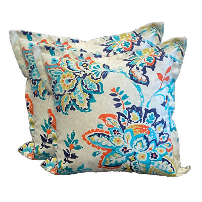 Floral Outdoor Throw Pillow
