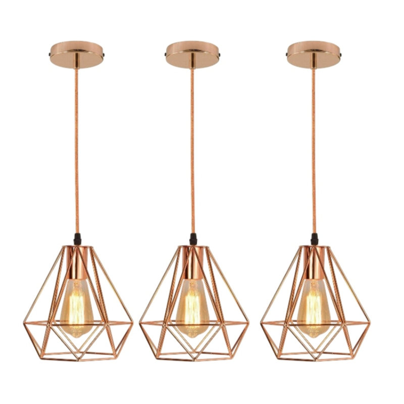 3 - Light Rose Gold Pendant