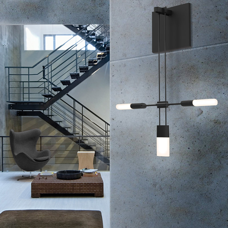 Suspenders® 3 - Light LED Armed Sconce