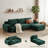 Modern Extra Deep Compression Corduroy Modular Sectional-324462194