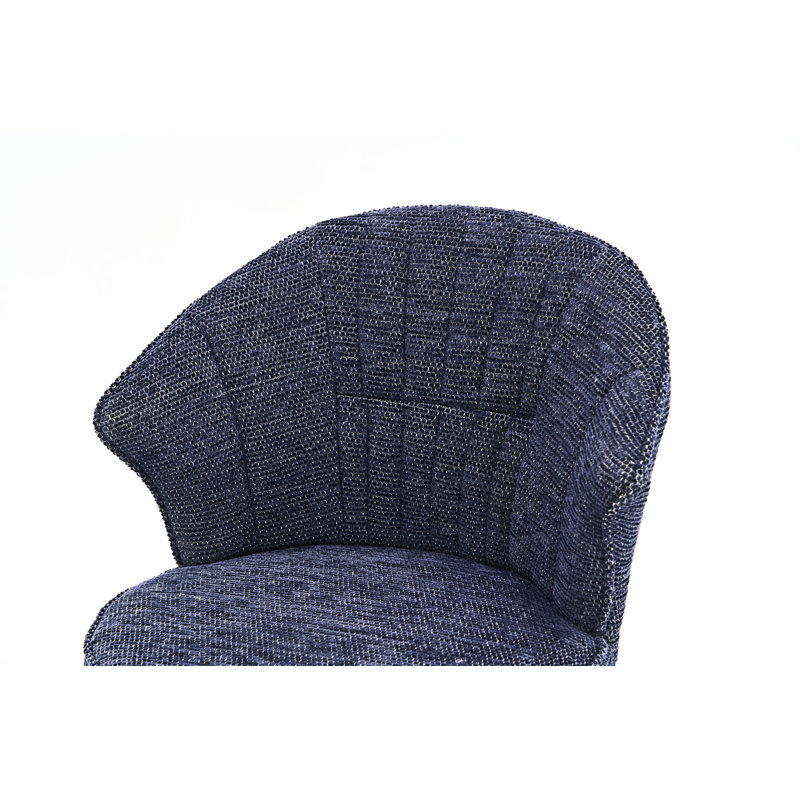Ensemble de 2 tabourets de bar pivotants, Bleu
