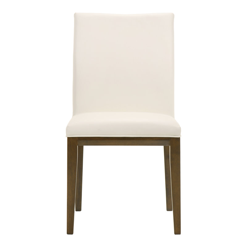 Arden Leather Dining Chair, White