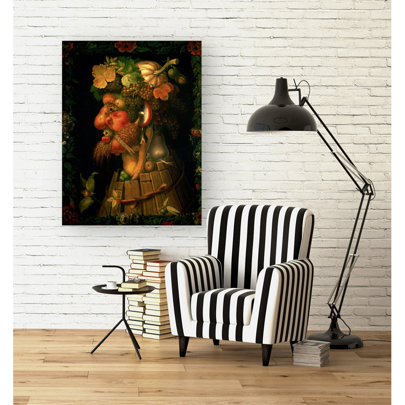 Autumn by Giuseppe Arcimboldo - Wrapped Canvas Painting, 70cm H x 50cm W x 4cm D