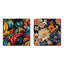 Courvevoie - Ensemble de 2 collages carrés botaniques abstraits-102162817-102162813