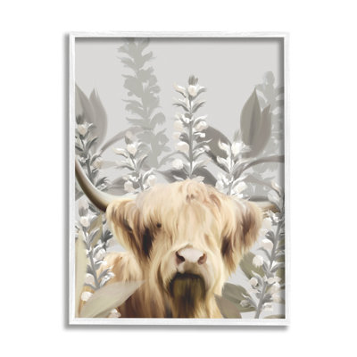 «Longhorn Portrait Shaggy Bovins»