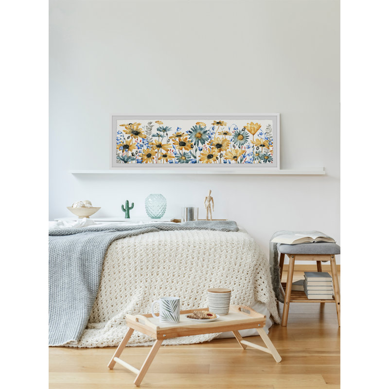 « long pick »-cadre photo, reproduction d’art sur papier, H 10 po x l 30 po x P 1,5 po