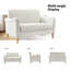 Paulina Country 128 CM Wide Sofa with Solid Wood Spindle Legs-1180508550