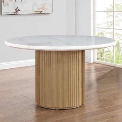 Fiammetta 52'' Round Pedestal Dining Table
