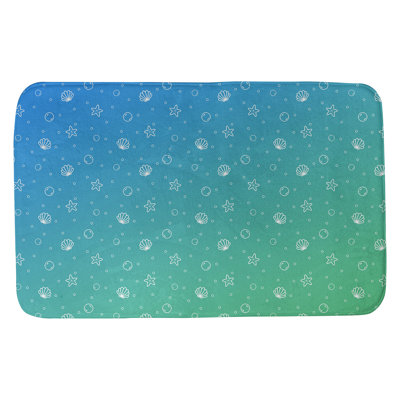 Tapis pour salle de bain coquillage Mcguigan