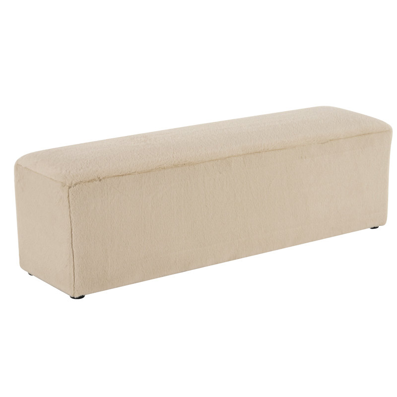 Almond - Repose-pieds coloré, confortable pour se reposer et s'asseoir, support stable, entretien facile, simple et long, petit pied invisible, espace de rangement adapté
