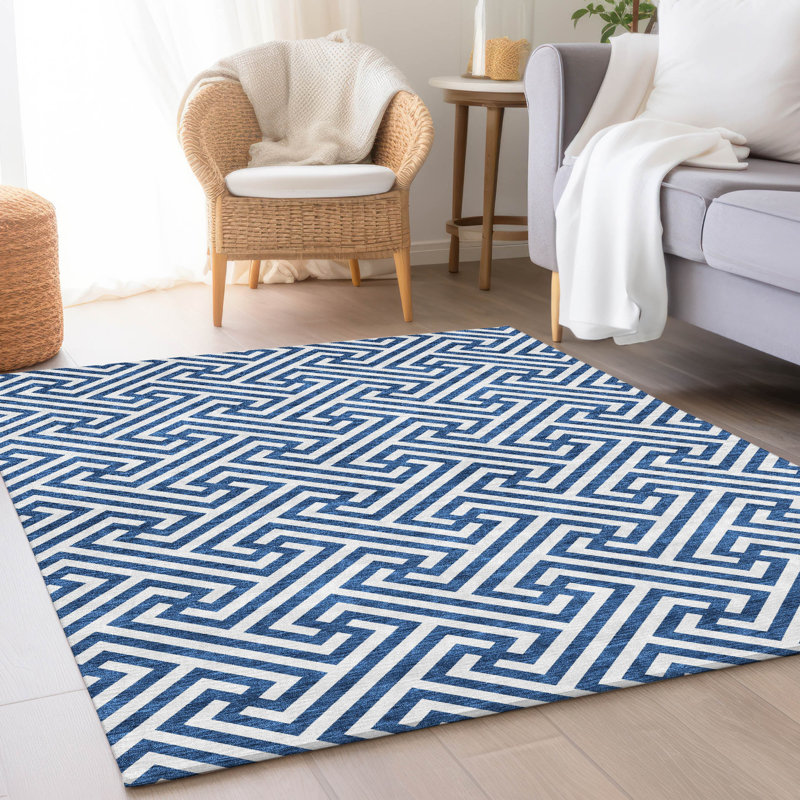 Washable Indoor / Outdoor Rug, Rectangle 8' x 10'