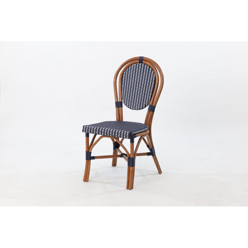 Paris Bistro Chair - 2 Chairs, Blue/White