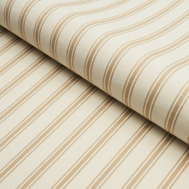 Tissu à rayures Marquet, Sable