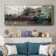 Zaandam, The Dike, Evening, 1871, reproduction d'art sur toile-92469621-95418011