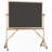 Freestanding Porcelain Reversible Magnetic Medium - 4' - 6' Chalkboard-5212844-5212843
