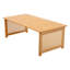 Table basse 39,3 pouces moderne rectangulaire autoportante pliable-157240166