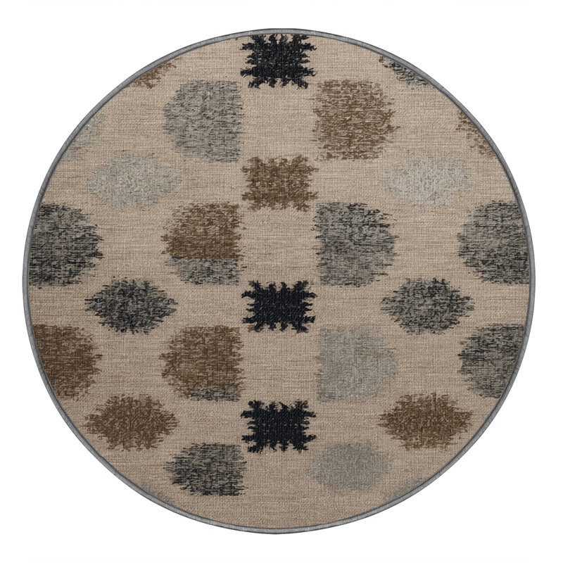 Tapis lavable égyptien Mau Cats, Rectangulaire 7 pi x 10 pi