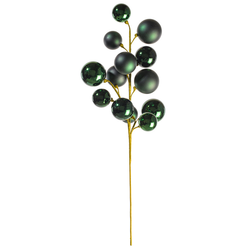  Vaporisateur d'ornement boule de 30 po vert minuit., Vert minuit