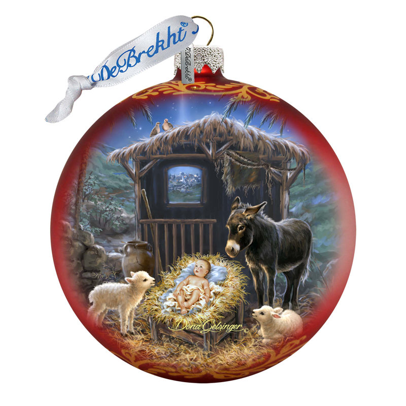 Ornement en forme de boule de Noël «Holiday Splendor»