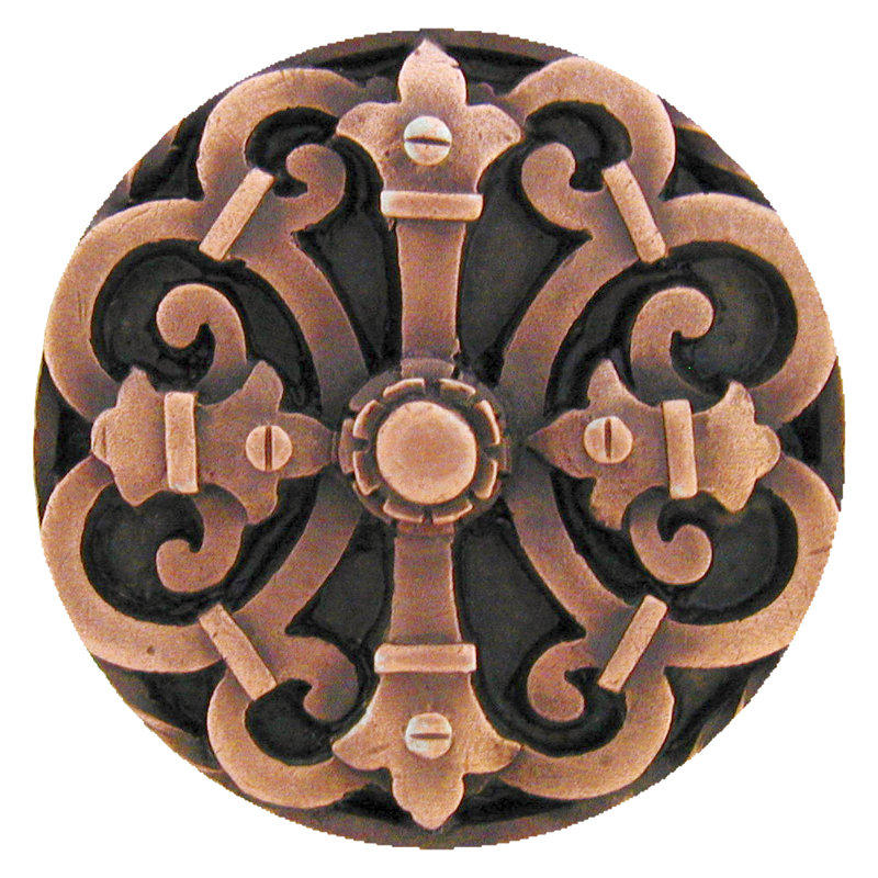 Olde World Mushroom Knob, Antique Copper