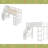 Loft Bed With Shelves, Storage Staircase, Small Wardrobe And White LED Light-413165436