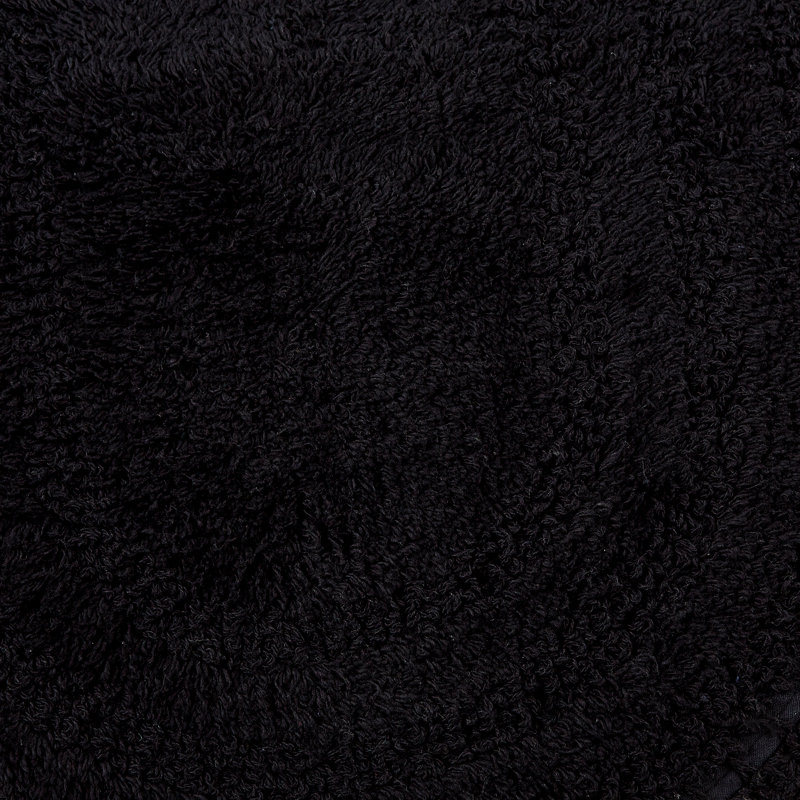 Tapis de bain crochet, Noir, l 17 po x L 24 po